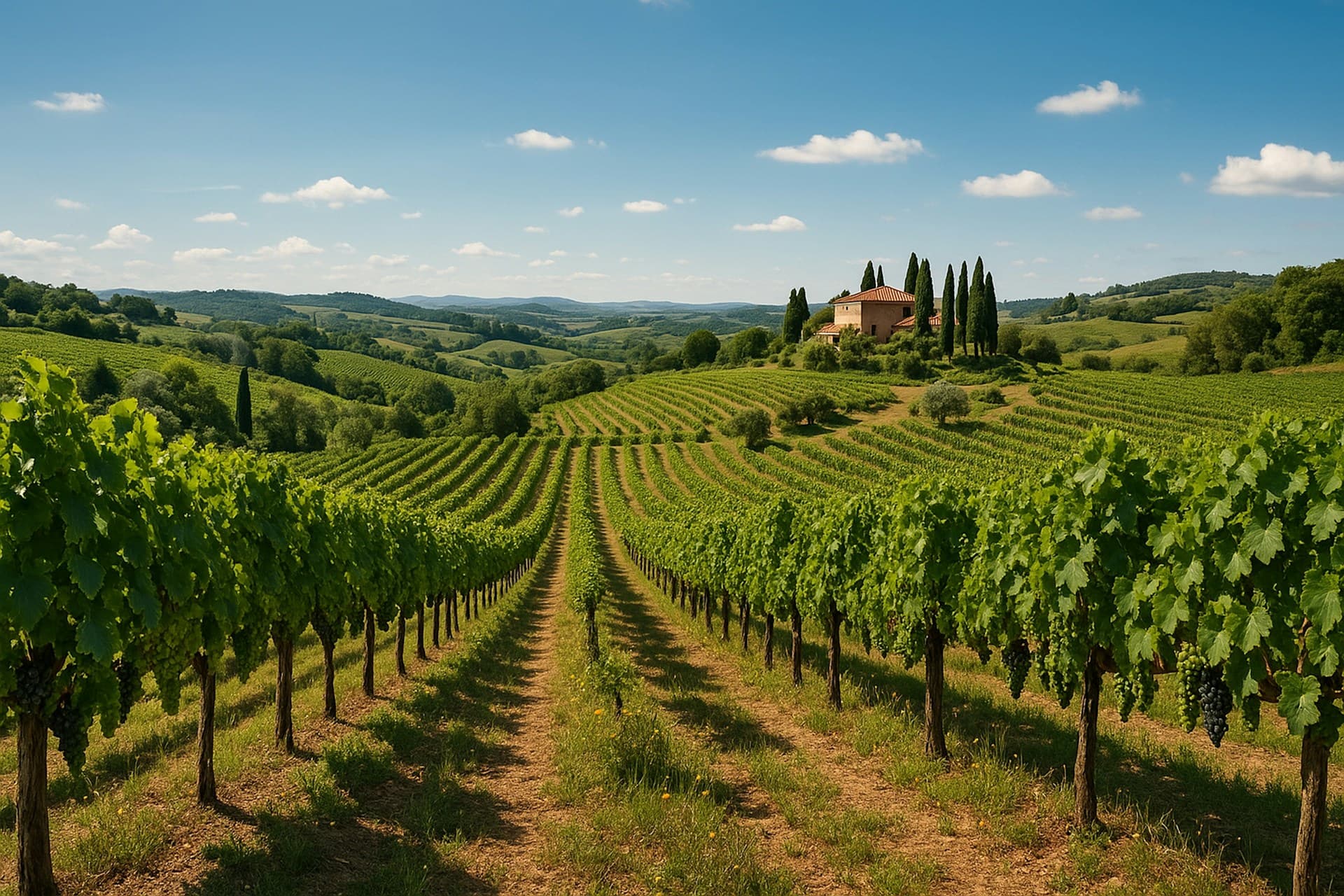 Vineyard landscape